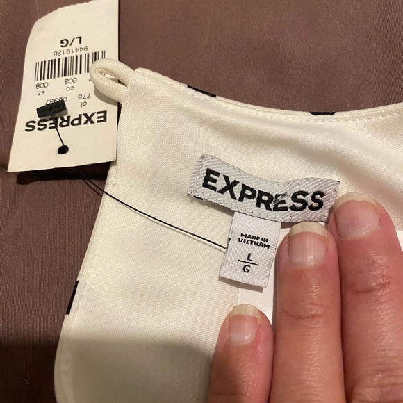 Polka dot dress by express - large - 50s style pinup retro - Picture 4 of 6